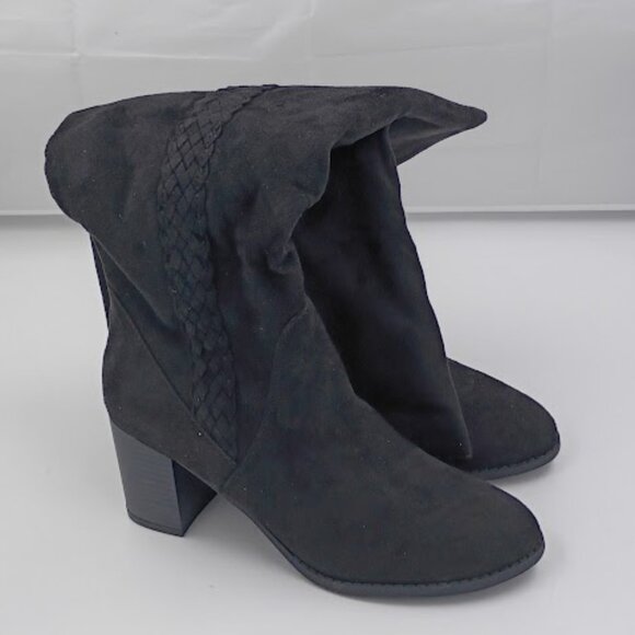 Journee Gentri Knee High Black Boot Size 10 - Picture 1 of 5